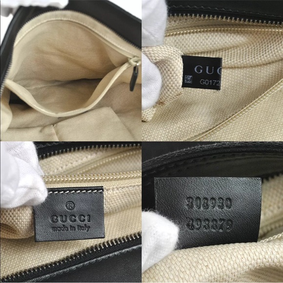 Authentic GUCCI unisex black Messenger bag - Picture 6 of 8